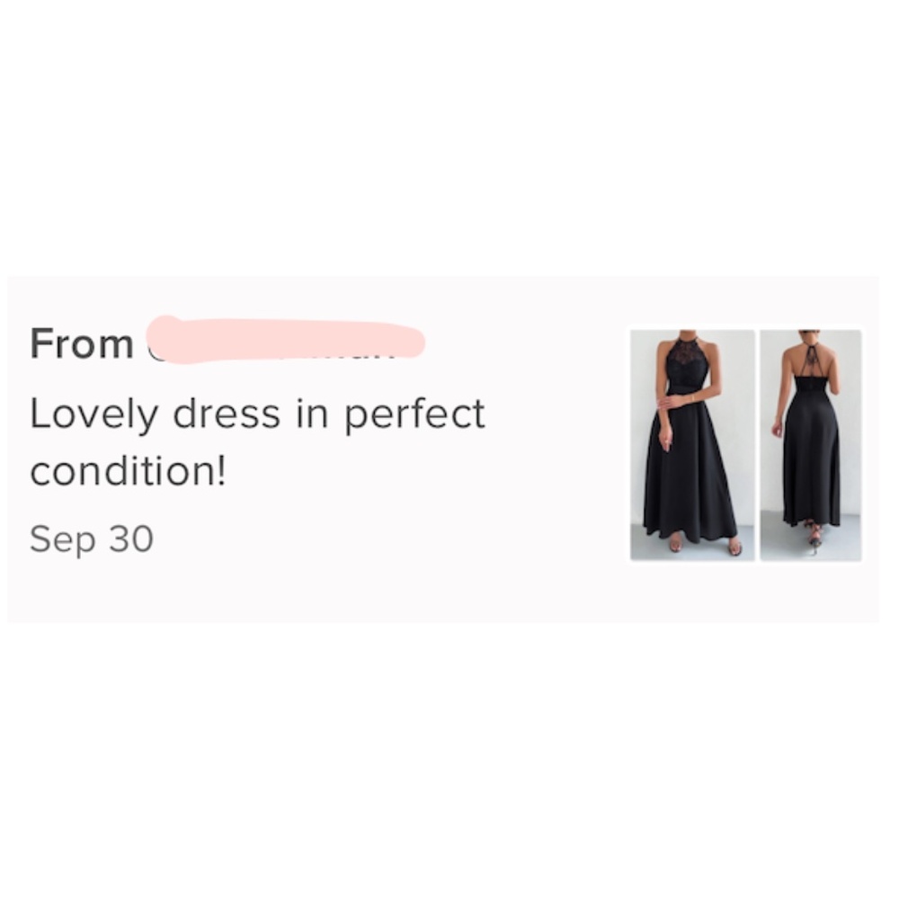 Black Elegant Maxi Dress Lace Halter Neckline Tie Back Backless Flared Long - Picture 9 of 10